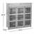 18 Pair Shoe Storage Cabinet