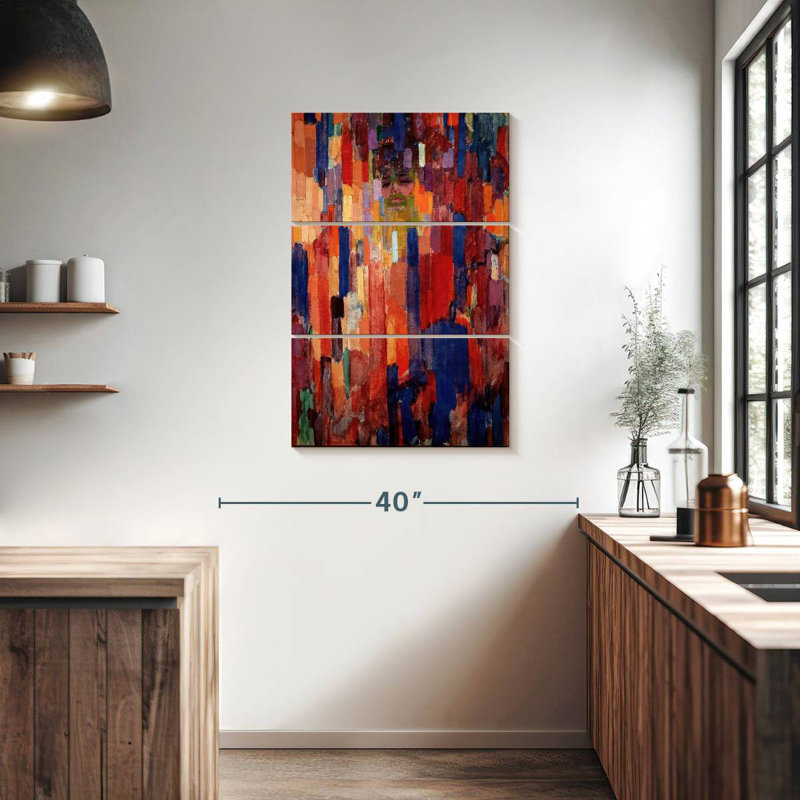Leisha Madame Kupka Between Verticals, 38" H x 24" W