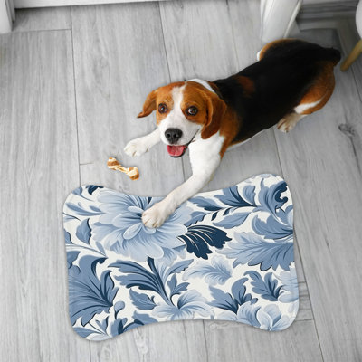 Motifs floraux - Tapis d'alimentation en os 1 pièce