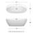 Juno 71'' x 32'' Soaking Acrylic Bathtub-52450715