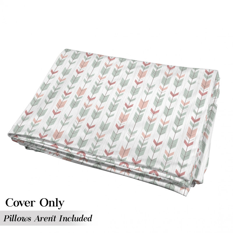 Housse de coussin d'extérieur Design avec triangles et rayures, H 2 po x l 36 po x P 88 po