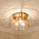 Kourtney Glass Flush Mount