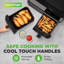 NutriChef 4.4 Quarts Dual Air Fryer Air Fryer