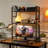 Office Desktop Rack Storage Rack Computer Storage Rack Adjustable Desk Bookshelf Display Rack