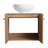 Masami 23.64'' Single Bathroom Vanity with Ceramic Top