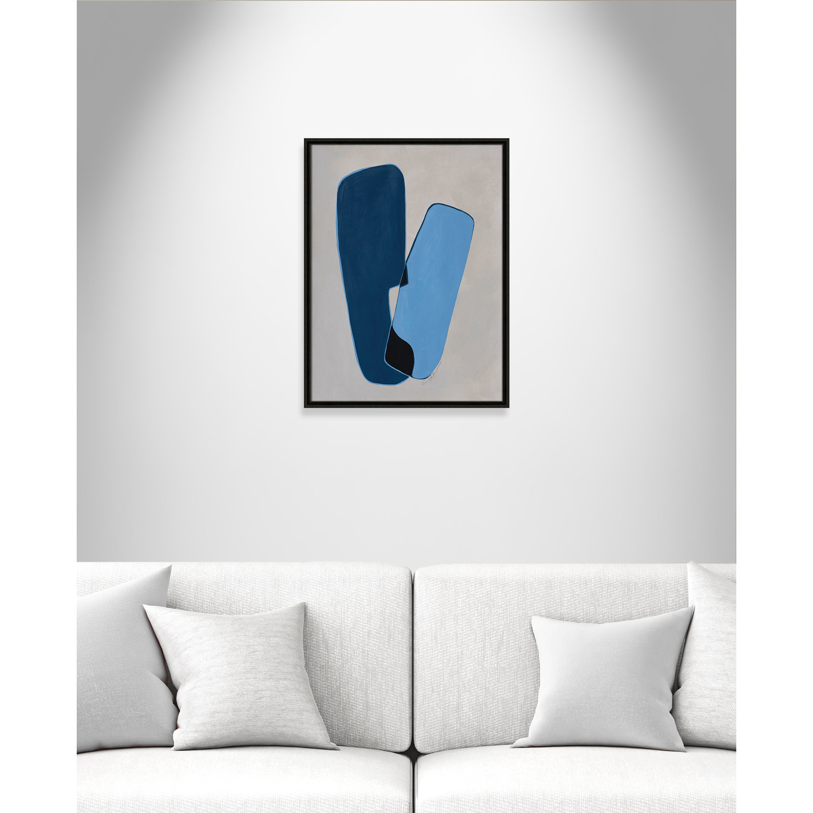 In Unity Collection "In Unity II" Print, Espresso Framed, 25.5" H x 19.5" W x 2" D