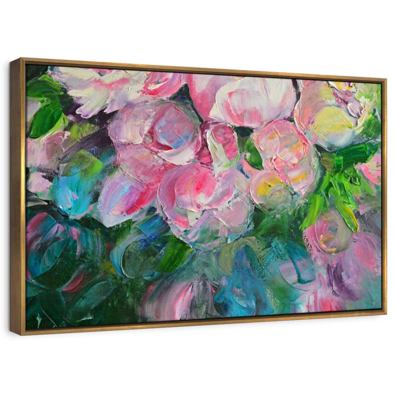 Avery Abstract Peonies, 27" H x 40" W