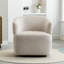 Fauteuil d'appoint pivotant de 30 po de largeur et sans assemblage-315064722