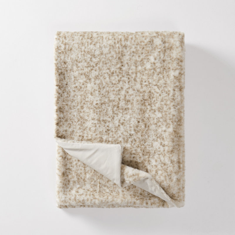 Frye Fawn Faux Fur 50x70 Throw