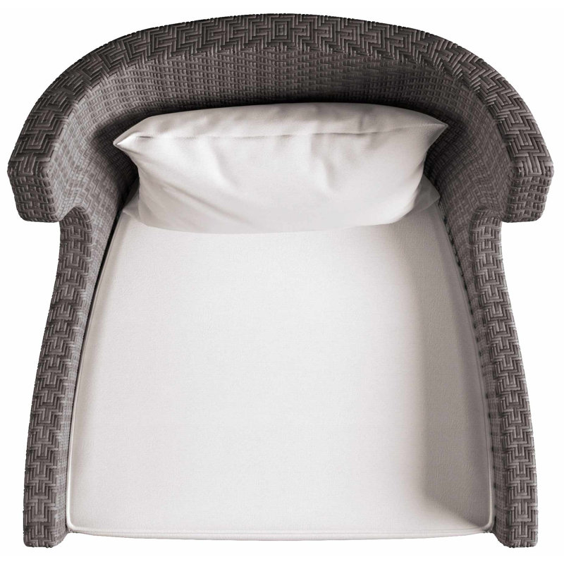 Captiva Outdoor Swivel Lounge Chair, White Linen 6016-000