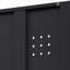Armoire de rangement en métal robuste avec crochets et étagères, idéale pour le garage et le rangement utilitaire à domicile (1 pièce).-481564842