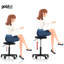 Chaise de travail en polyester Melvon