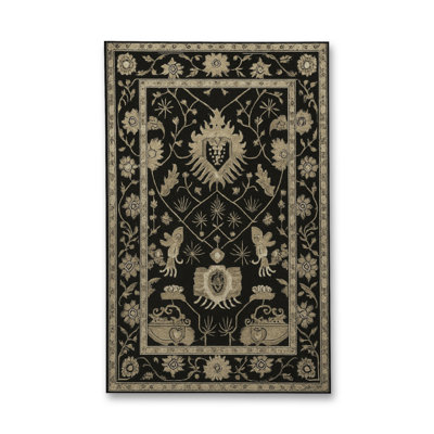 Tapis noir Mosso