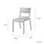 Chaise d'appoint empilable Loar-1957784744