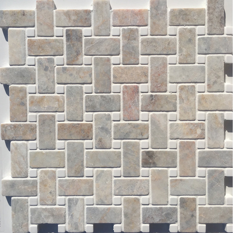 Carrelage mosaïque en marbre Valencia 1 pi x 2 po Valencia