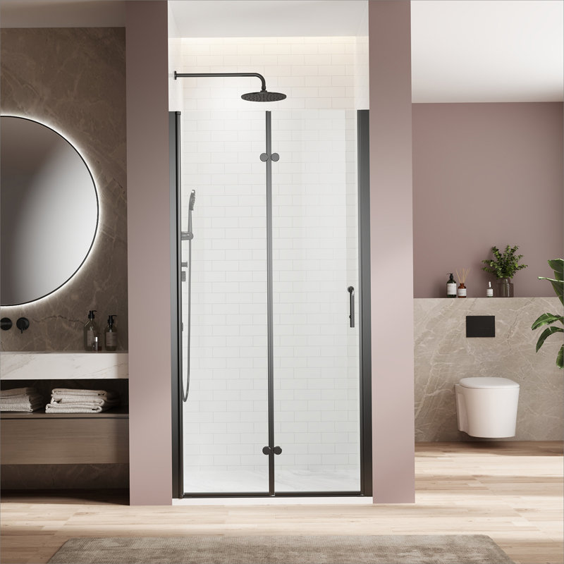 Porte de douche, porte de douche sans cadre pour espace de salle de bain