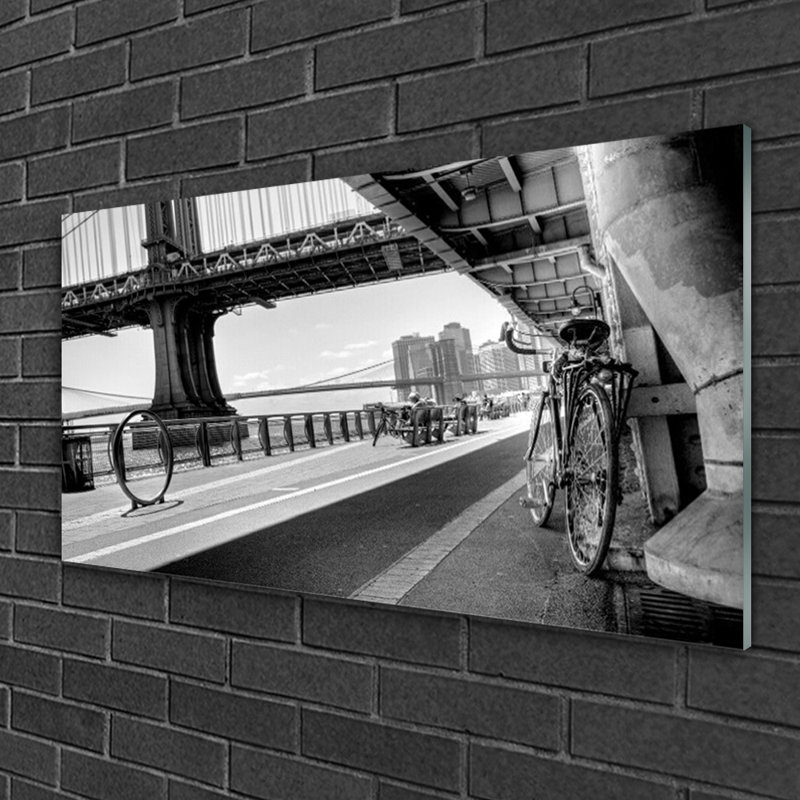 Bridge Road Bike - Unframed Photograph on Glass