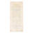One-of-a-Kind 2'7" X 5'11" New Age Runner Wool Area Rug in Cream