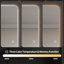 Miroirs d'appoint modernes et muraux en verre 63 x 24 pour la maison