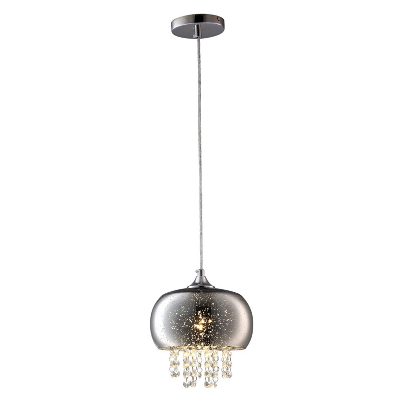 Starlight 1 - Light Silver Single Pendant