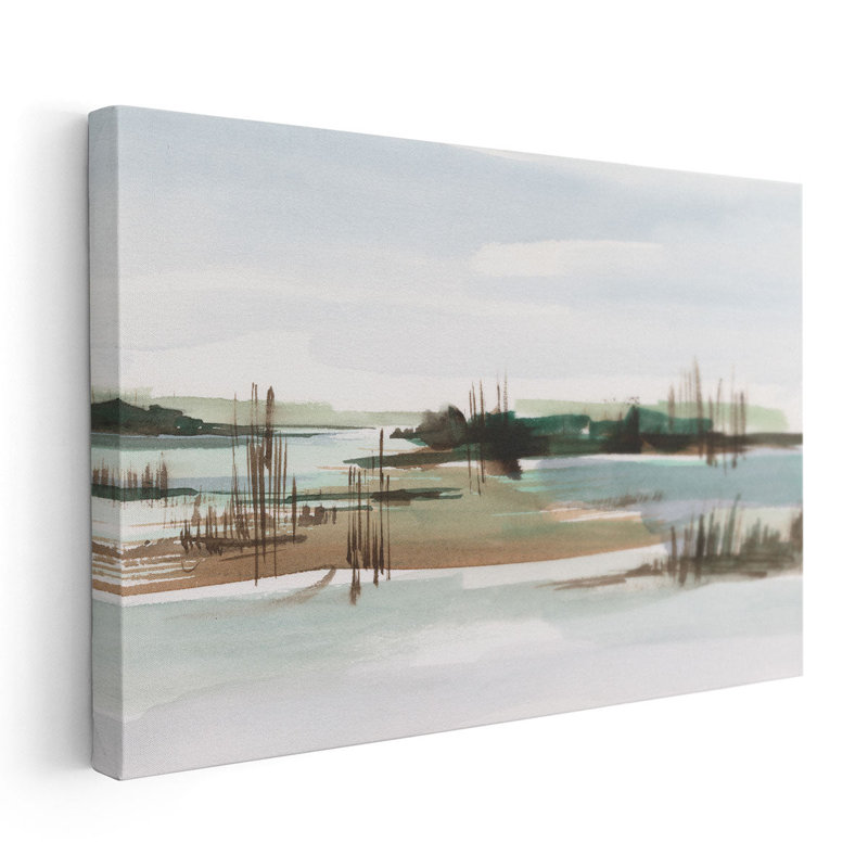 Marsh Reeds I - reproduction d'art sur toile, H 40 po x l 60 po