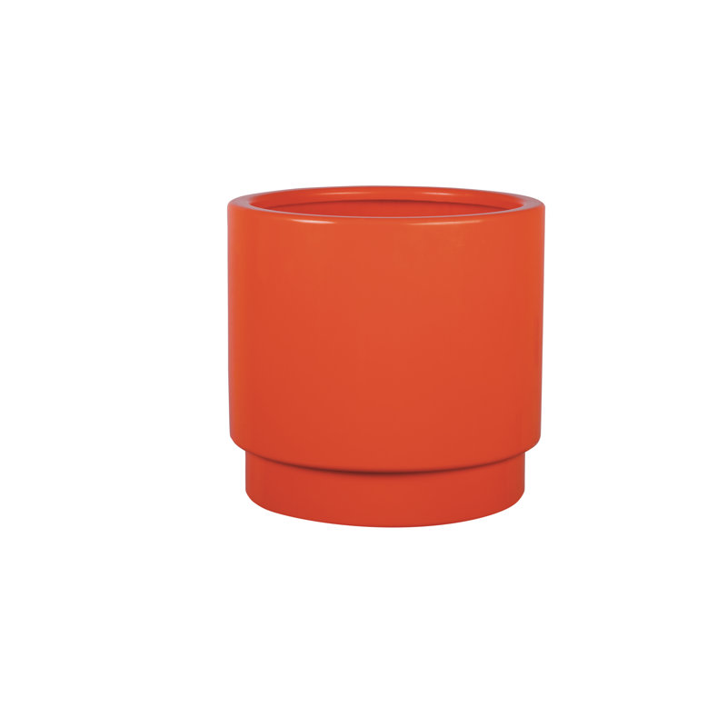Pot Planter, Pumpkin Orange, 50cm H x 40cm W