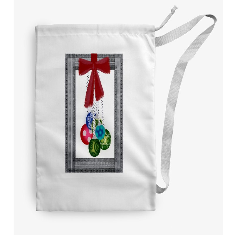 Sac à linge Frame It up Christmas, gris, Petit (H 29 po x l 18 po)