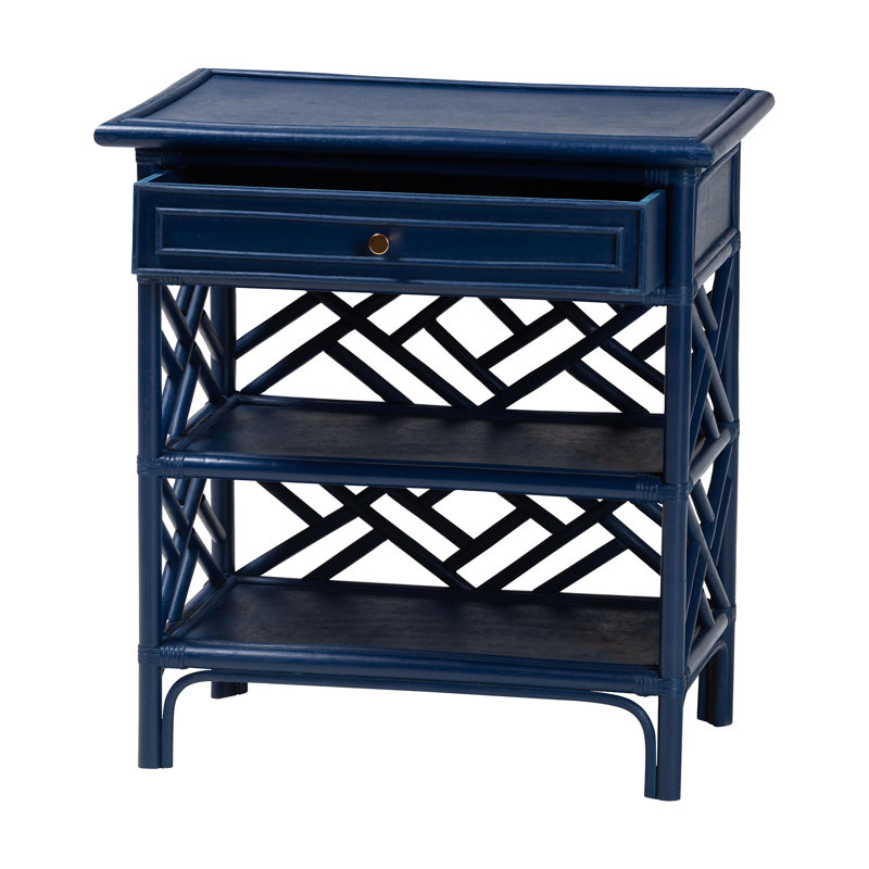 Table de chevet, Bleu