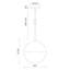 Luminaire suspendu sphère 1 lumière Monae-99491377-99987414