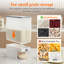Rice Dispenser 25 lbs, Rice Storage Container Moisture Proof with Measuring Cup, BPA-Free, Clear-612654916
