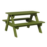 Berlin Gardens Kids Rectangular Picnic Table