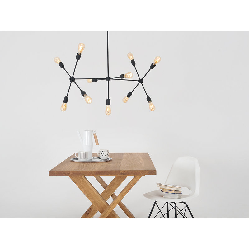 Triso 11 - Light Unique/Statement Pendant, Black