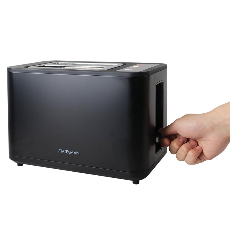 Statesman 2 Slice Digital Toaster Black