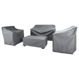 Patio Furniture Cover for 4 Piece Outdoor Furniture Set, Heavy-Duty Waterproof UV-Resistant Outdoor Furniture Cover Set,