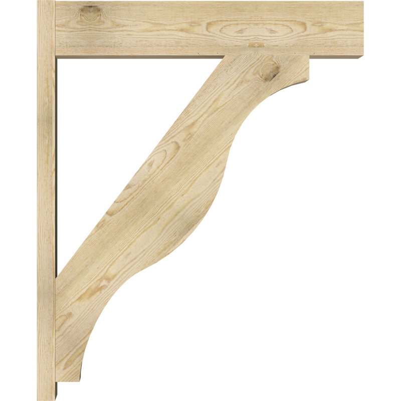 Jeu de blocs Funston, 8" W Douglas Fir (Rough Sawn), P 36 po x H 44 po