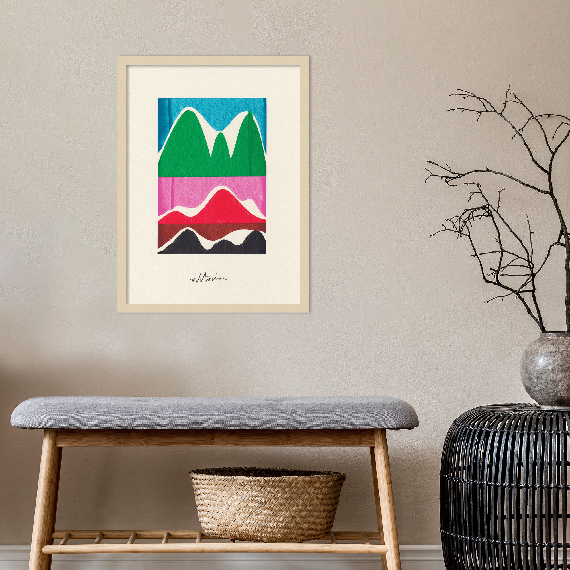 Olav Beyond Our Wildest Dream by - Picture Frame Graphic Art, 19" W x 25" H x 1" D, Brown Framed