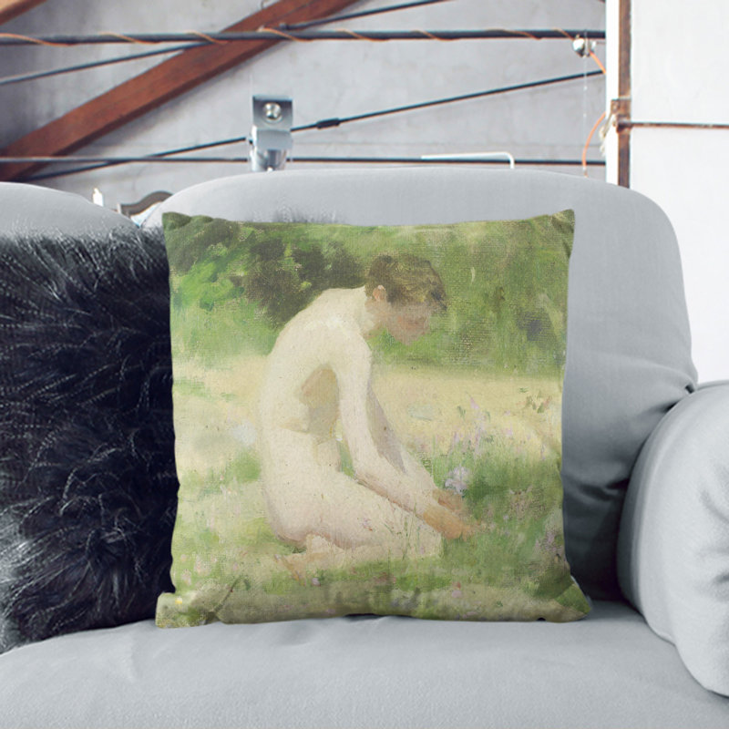 Sea-Pinks Scatter Cushion, 40cm H x 40cm W x 15cm D