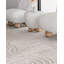 Tapis abstrait en laine touffeté à la main crème-74428410