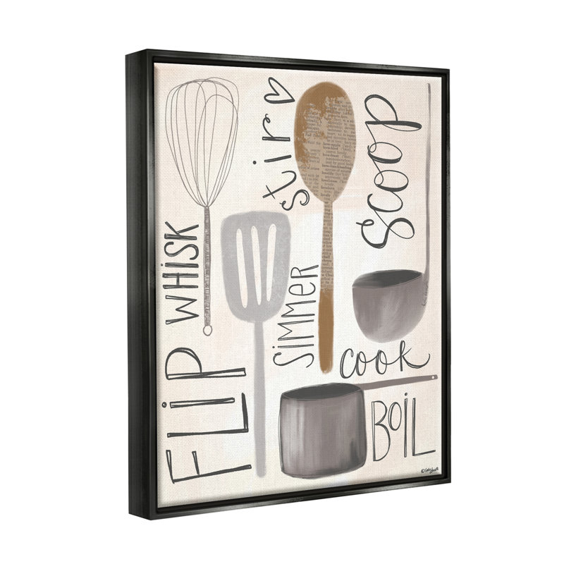 Art mural en toile flottante Flip Black, L 25 po x H 31 po, Cadre flottant noir de jais