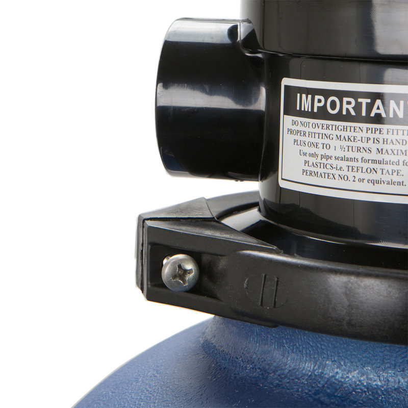 XtremepowerUS 13" Sand Filter Combo for Above-Ground Pools with 2400GPH Capacity