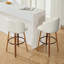 Ensemble de 2 tabourets de bar pivotants à hauteur de comptoir, 2 chaises d'îlot de cuisine modernes avec dossier large, pieds en bois massif et garniture cloutée-604296113-604296114