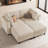 Modular Loveseat Sofa With Two Ottomans-573707038
