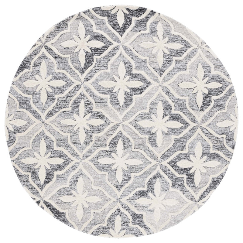 Tapis performance touffeté à la main Metro, Rond 6 pi