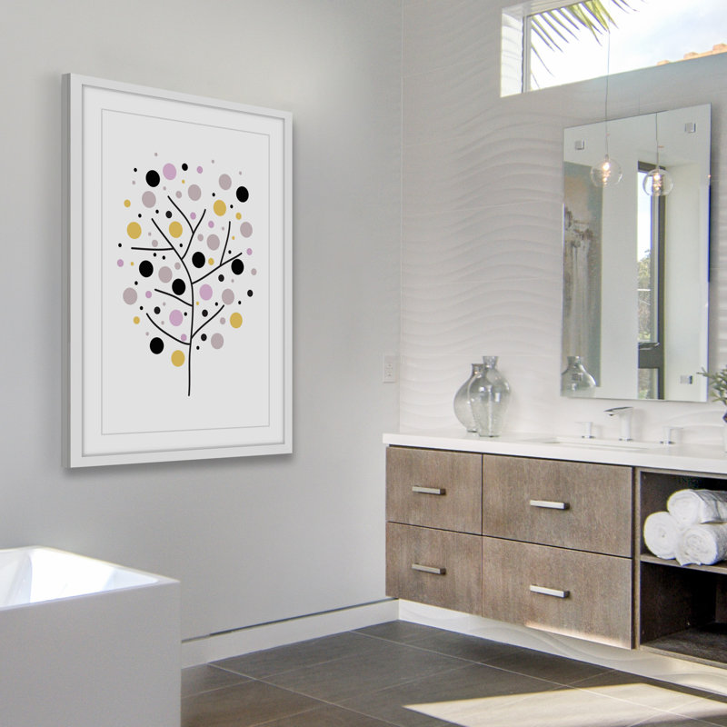 «Sp Spot Tree» par Katarina Snygg, reproduction encadrée, H 18 po x l 12 po x P 1,5 po
