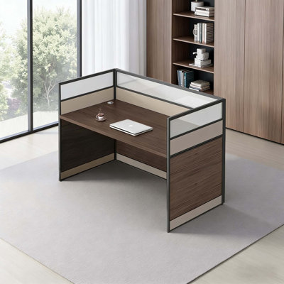 Rectangle 1 Person Office Cubicle Desk