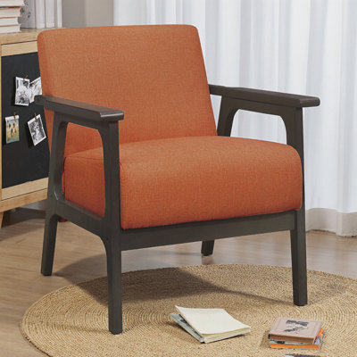 Chaise d'appoint en tissu d'hévéa massif avec finition gris antique