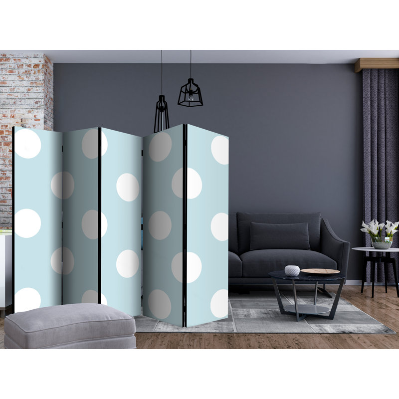 Ghevont 172cm H Solid Wood Folding Room Divider, 5