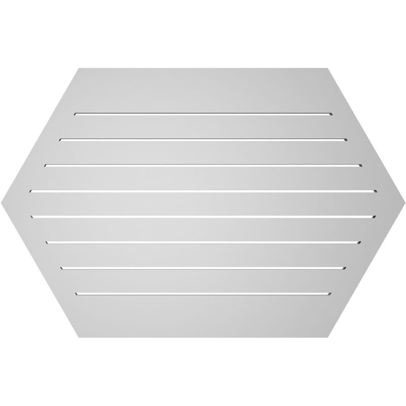 Évent horizontal fonctionnel à pignon en uréthane à surface horizontale Signature, H 28 po x l 42 po x P 1,5 po