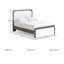 Grand lit tapissier Rehoboth-123102473