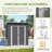 6 Ft. W X 4 Ft. D Outdoor Metal Storage Shed Garden Tools Shed Lockable Door Foundation Kit Included-116933412-116933405